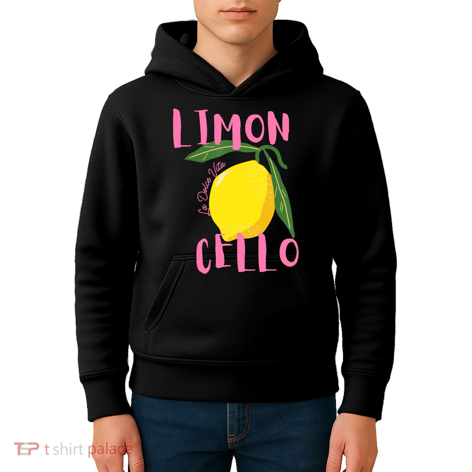 Limoncello La Dolce Vita Italian Lemon  Kids Hoodie