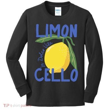 Limoncello La Dolce Vita Italy Kids Long Sleeve Shirt