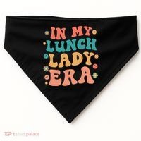 Lunch Lady Era Funny Lunch Lady USA-Made Doggie Bandana thumb 0