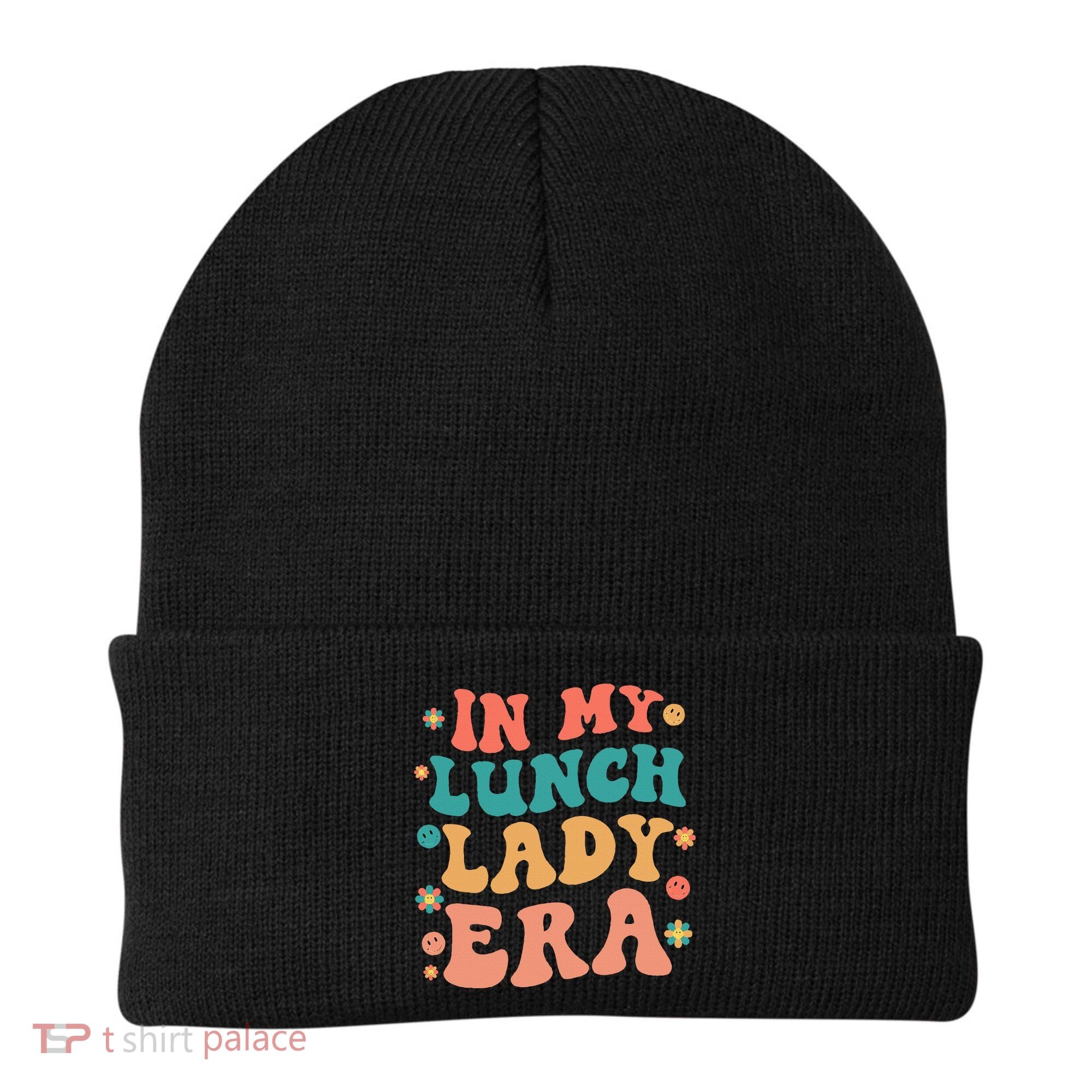 Lunch Lady Era Funny Lunch Lady Beanie