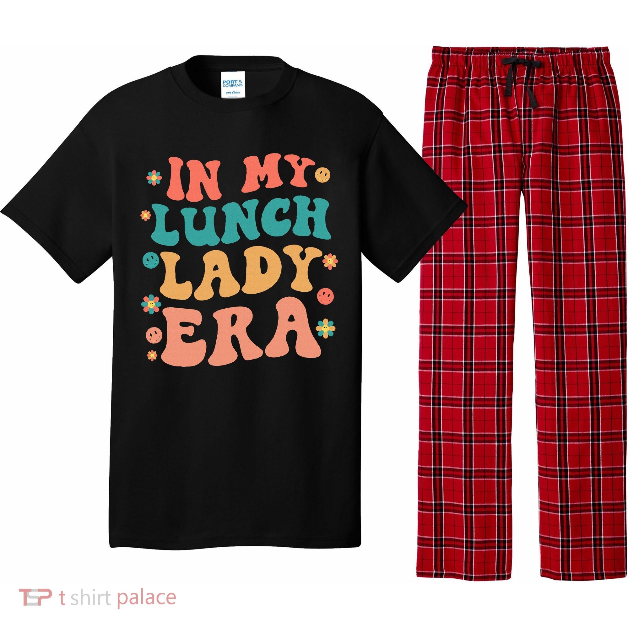 Lunch Lady Era Funny Lunch Lady Pajama Set