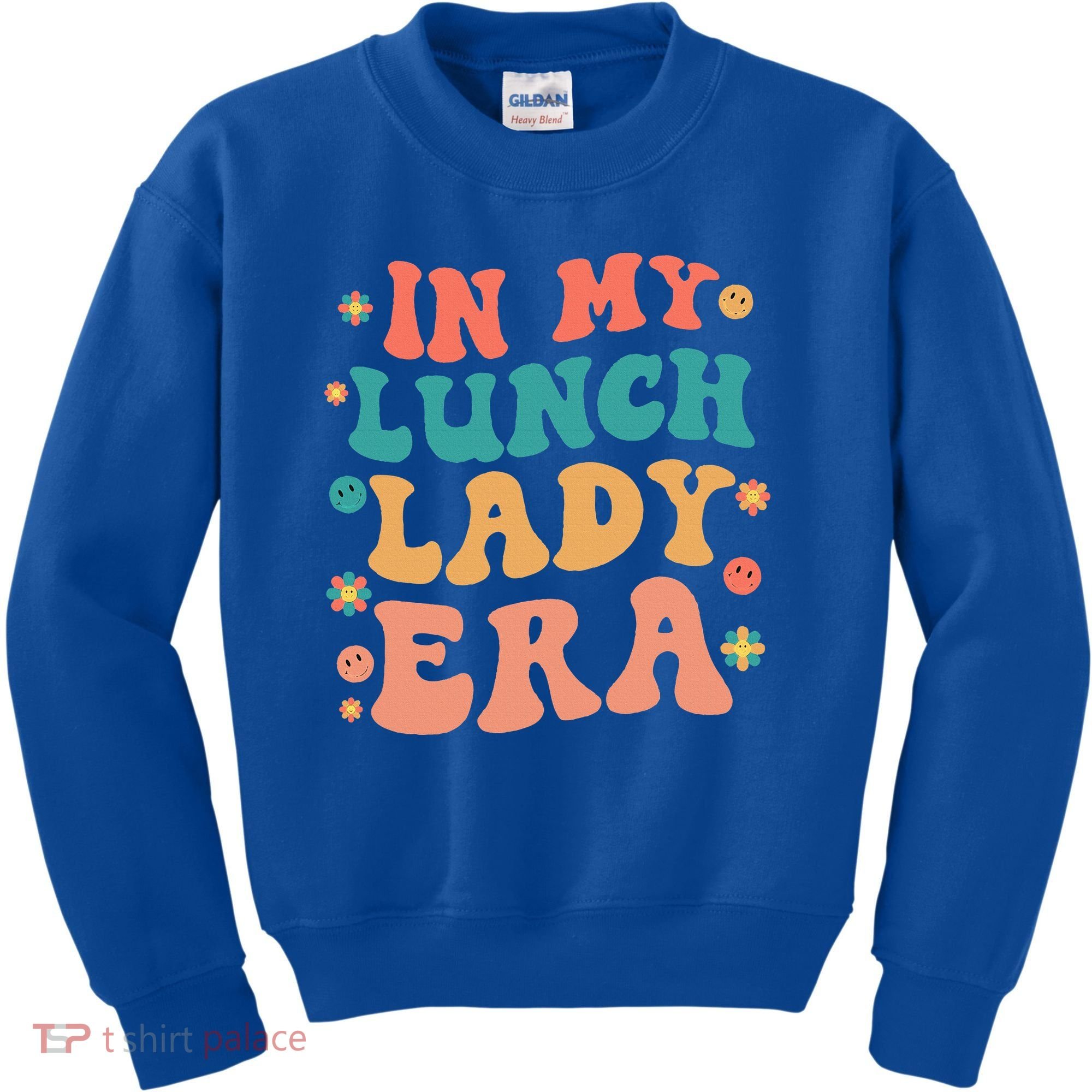 Lunch Lady Era Funny Lunch Lady Kids Sweatshirt