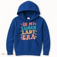 Lunch Lady Era Funny Lunch Lady Kids Hoodie thumb 0