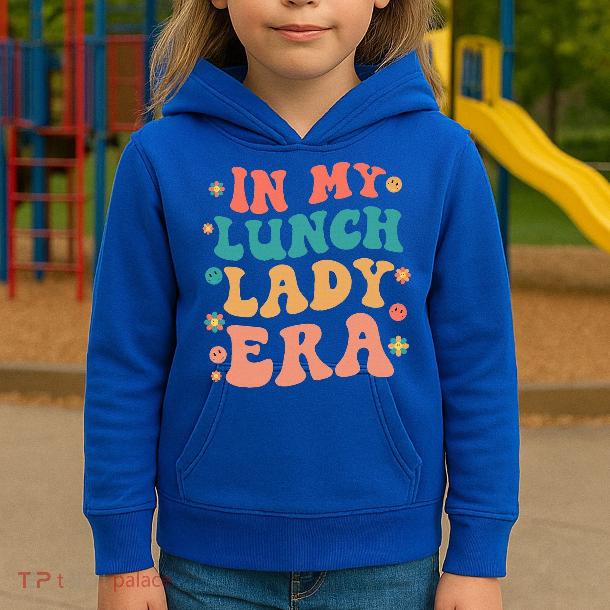 Lunch Lady Era Funny Lunch Lady Kids Hoodie