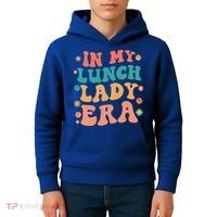 Lunch Lady Era Funny Lunch Lady Kids Hoodie thumb 4