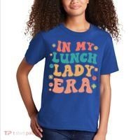 Lunch Lady Era Funny Lunch Lady Kids T-Shirt thumb 2