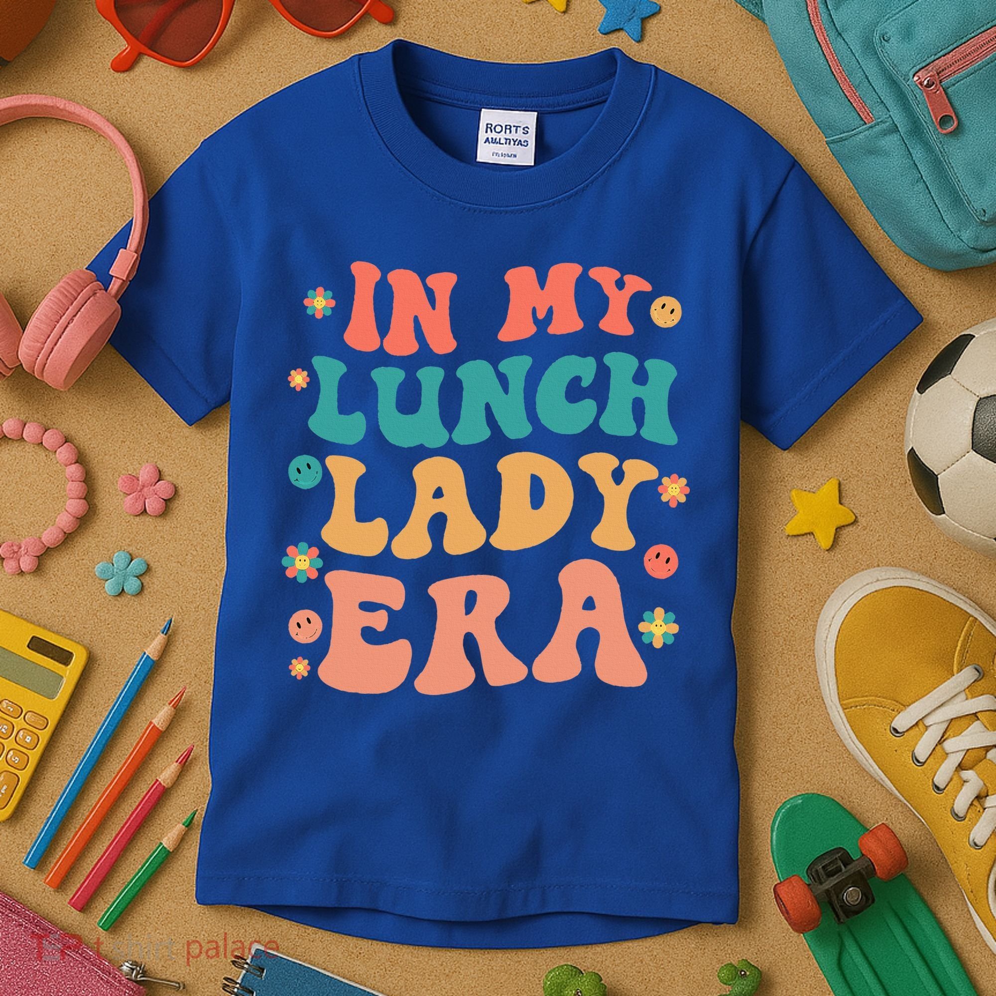 Lunch Lady Era Funny Lunch Lady Kids T-Shirt