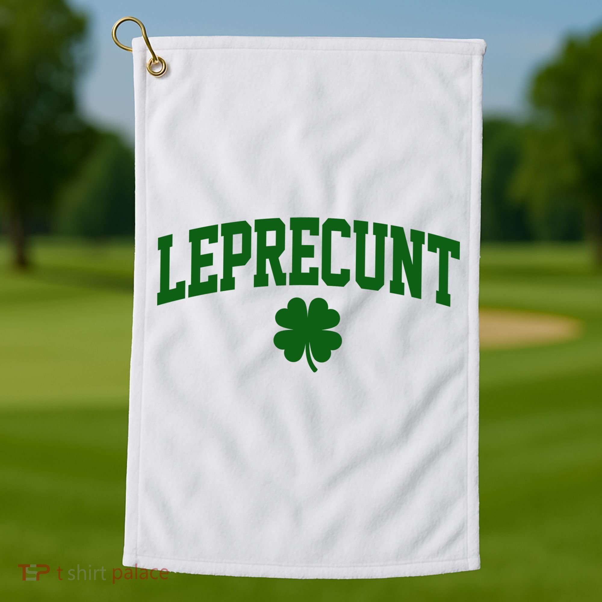 Leprecunt Golf Towel