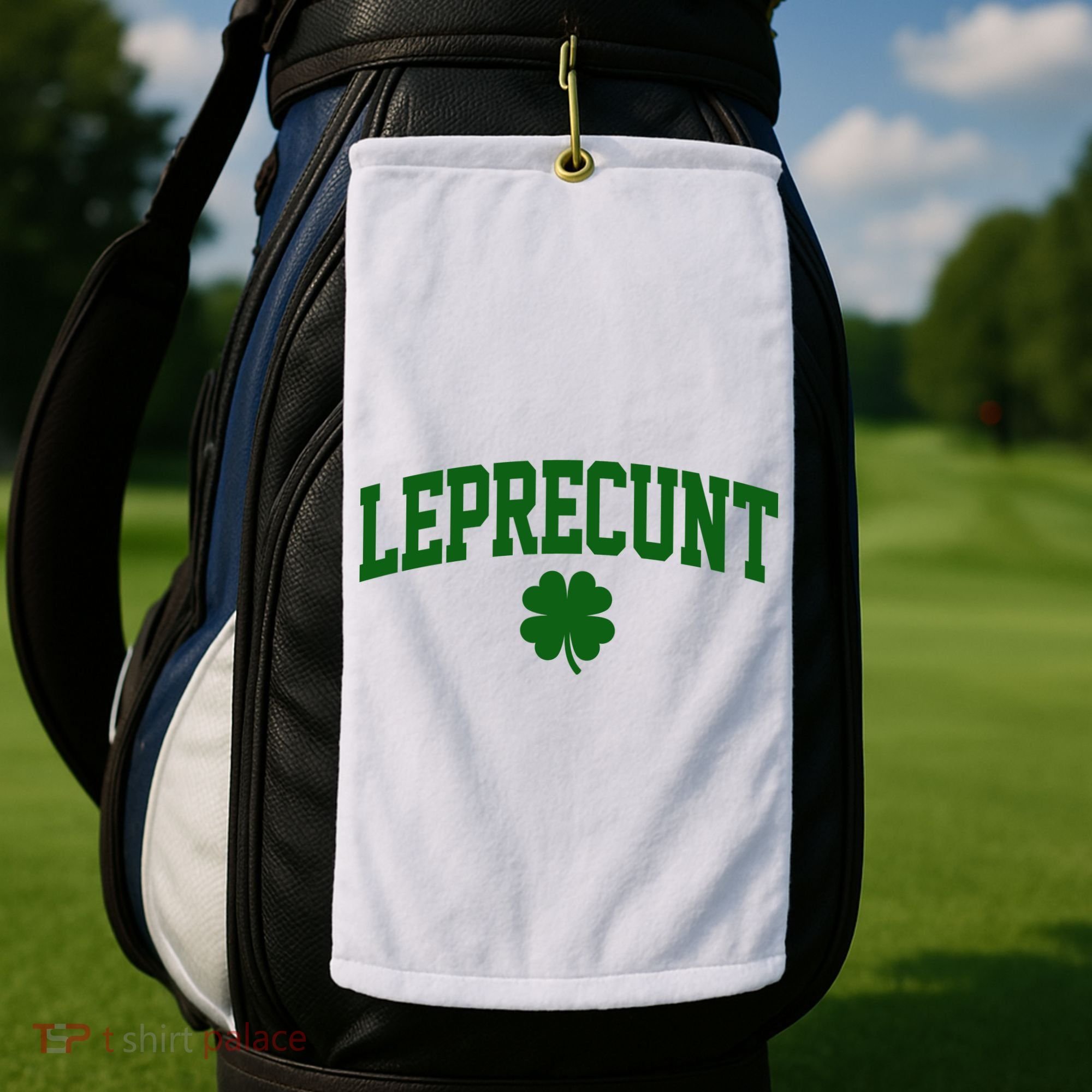 Leprecunt Golf Towel