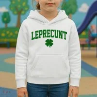 Leprecunt Kids Hoodie thumb 3