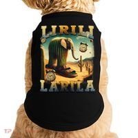 Lirili Larila Funny Italian Brainrot Meme Cactus Elephant Doggie Tank thumb 0