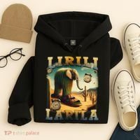 Lirili Larila Funny Italian Brainrot Meme Cactus Elephant Hoodie thumb 4