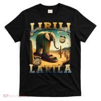 Lirili Larila Funny Italian Brainrot Meme Cactus Elephant T-Shirt thumb 0