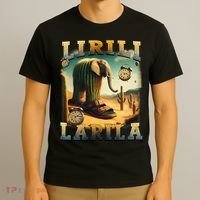 Lirili Larila Funny Italian Brainrot Meme Cactus Elephant T-Shirt thumb 3