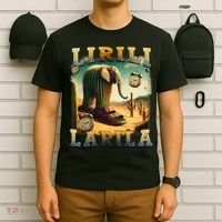 Lirili Larila Funny Italian Brainrot Meme Cactus Elephant T-Shirt thumb 6