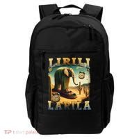 Lirili Larila Funny Italian Brainrot Meme Cactus Elephant Backpack thumb 0