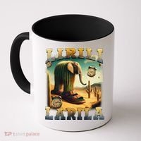 Lirili Larila Funny Italian Brainrot Meme Cactus Elephant Coffee Mug thumb 0