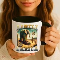 Lirili Larila Funny Italian Brainrot Meme Cactus Elephant Coffee Mug thumb 3