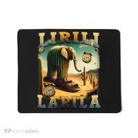 Lirili Larila Funny Italian Brainrot Meme Cactus Elephant Mousepad thumb 0