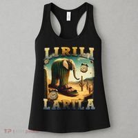 Lirili Larila Funny Italian Brainrot Meme Cactus Elephant Women's Tank Top thumb 3