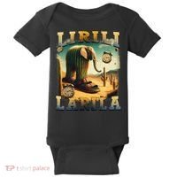 Lirili Larila Funny Italian Brainrot Meme Cactus Elephant Baby Bodysuit thumb 0