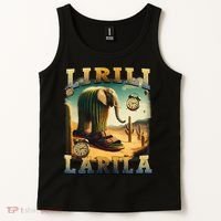 Lirili Larila Funny Italian Brainrot Meme Cactus Elephant Tank Top thumb 2