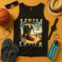 Lirili Larila Funny Italian Brainrot Meme Cactus Elephant Tank Top thumb 4