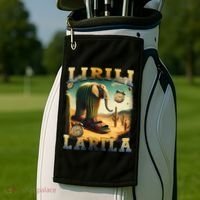 Lirili Larila Funny Italian Brainrot Meme Cactus Elephant Golf Towel thumb 2