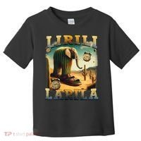 Lirili Larila Funny Italian Brainrot Meme Cactus Elephant Toddler T-Shirt thumb 0