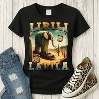 Lirili Larila Funny Italian Brainrot Meme Cactus Elephant Women's T-Shirt thumb 3