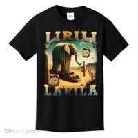 Lirili Larila Funny Italian Brainrot Meme Cactus Elephant Kids T-Shirt thumb 0