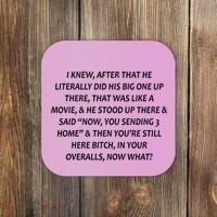 Leah Love Funny Quote Reality Tv Show Coaster thumb 0