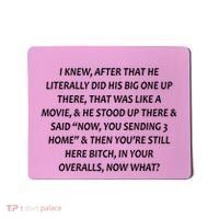 Leah Love Funny Quote Reality Tv Show Mousepad thumb 0