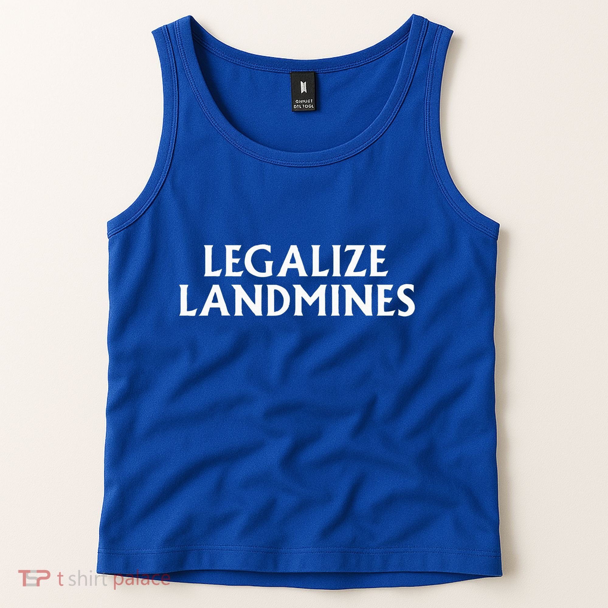 Legalize Landmines Funny Travel Tank Top