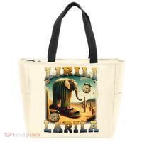 Lirili Larila Funny Italian Brainrot Meme Cactus Elephant  Tote Bag thumb 0