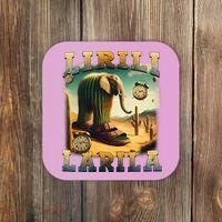 Lirili Larila Funny Italian Brainrot Meme Cactus Elephant  Coaster thumb 0