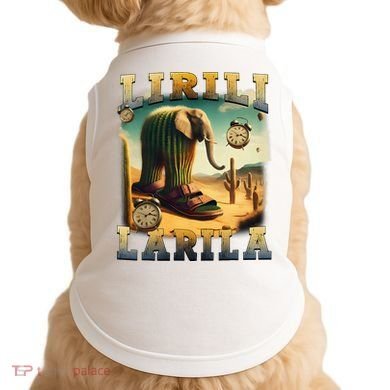 Lirili Larila Funny Italian Brainrot Meme Cactus Elephant  Doggie Tank