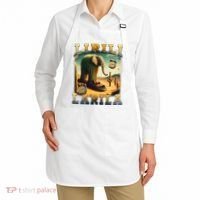 Lirili Larila Funny Italian Brainrot Meme Cactus Elephant  Apron thumb 2