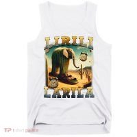 Lirili Larila Funny Italian Brainrot Meme Cactus Elephant  Tank Top thumb 0