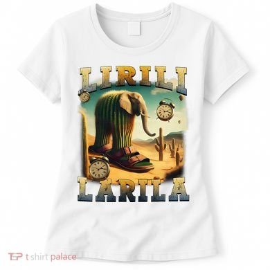 Lirili Larila Funny Italian Brainrot Meme Cactus Elephant  Women's T-Shirt