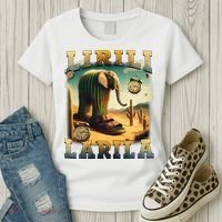 Lirili Larila Funny Italian Brainrot Meme Cactus Elephant  Women's T-Shirt thumb 3