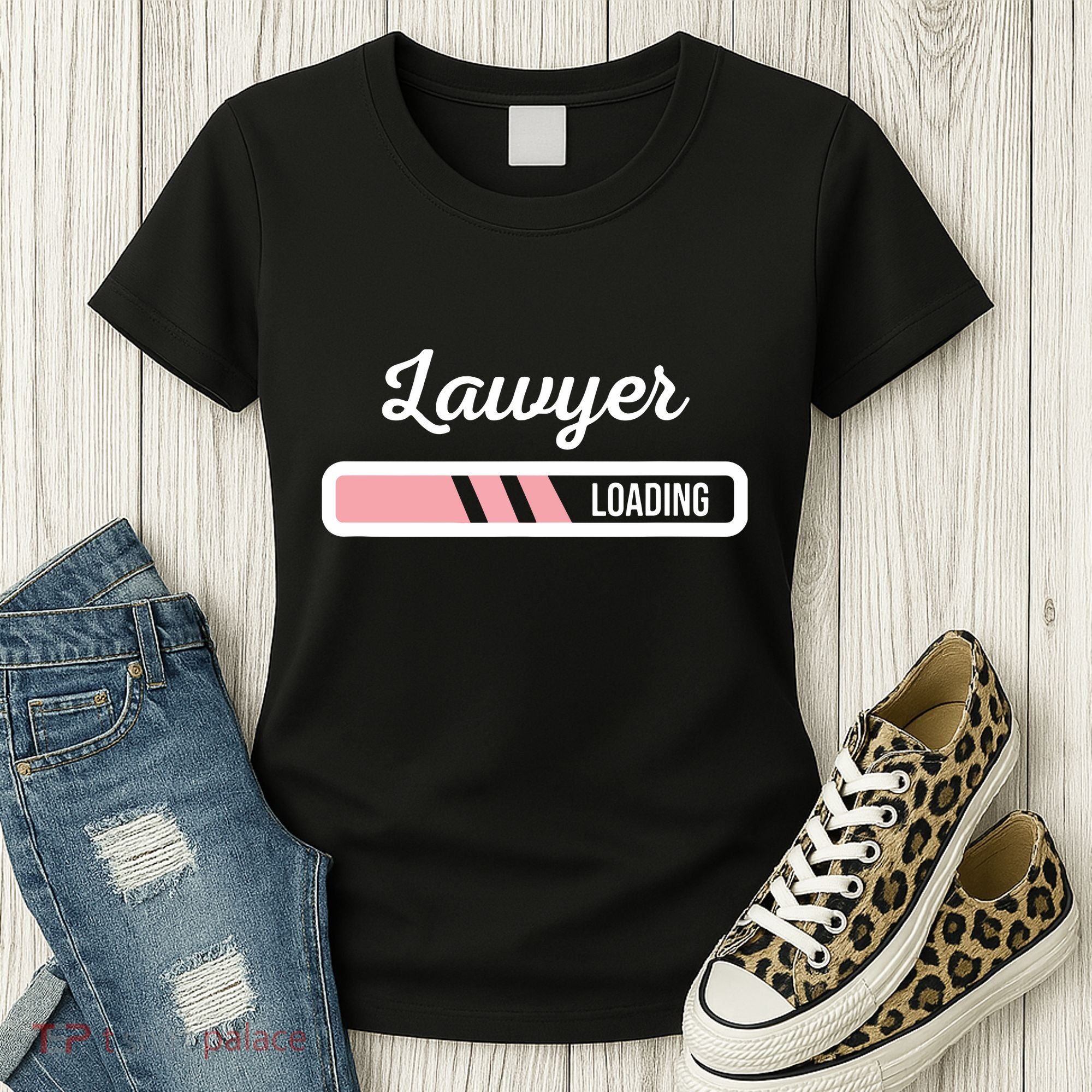 Lawyer Loading Funny New Lawyer Outfit Law Graduate Gift Women's T-Shirt