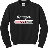 Lawyer Loading Funny New Lawyer Outfit Law Graduate Gift Kids Sweatshirt thumb 0