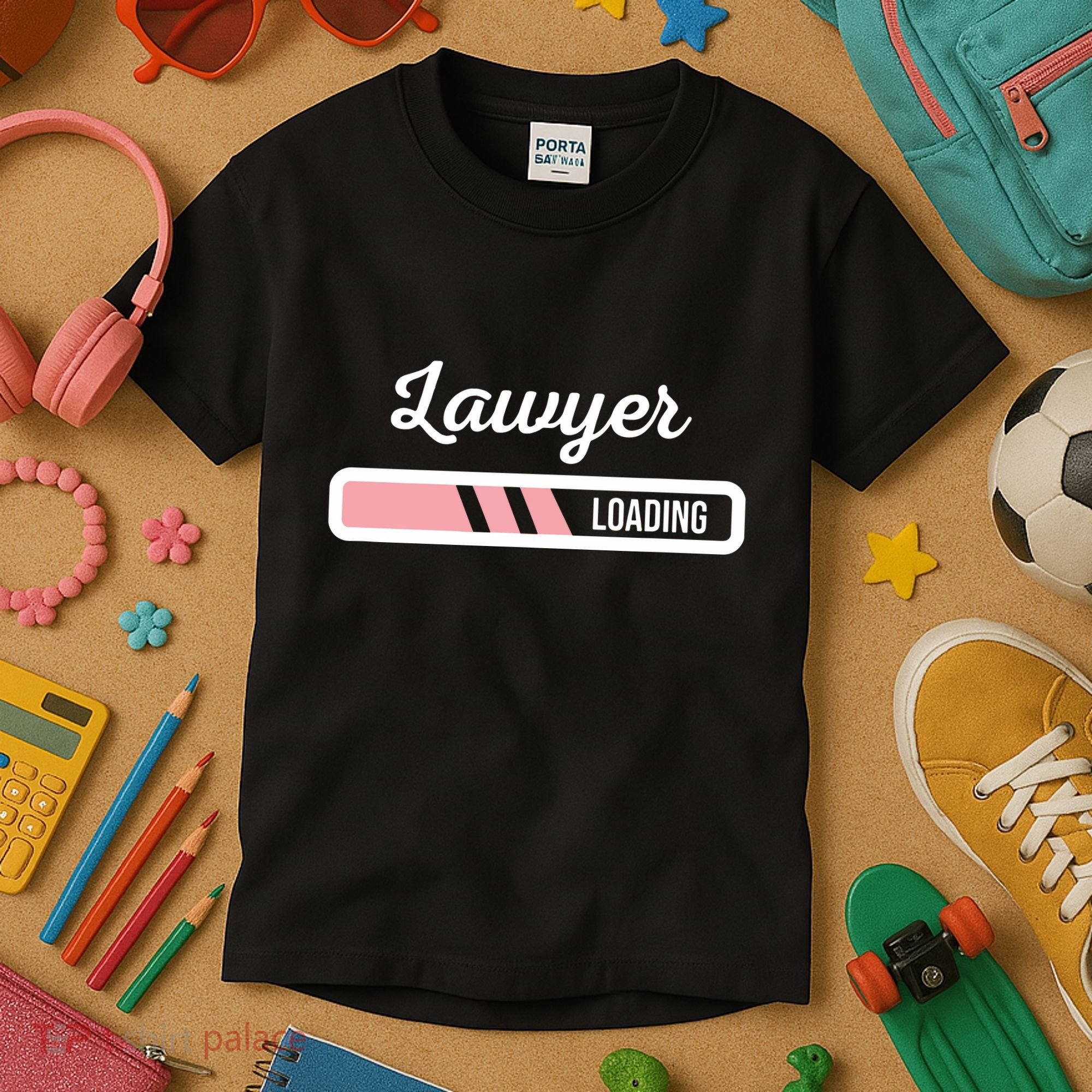 Lawyer Loading Funny New Lawyer Outfit Law Graduate Gift Kids T-Shirt