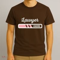 Lawyer Loading Funny New Lawyer Outfit Law Graduate Gift T-Shirt thumb 3