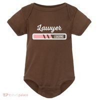 Lawyer Loading Funny New Lawyer Outfit Law Graduate Gift Baby Bodysuit thumb 0
