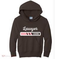 Lawyer Loading Funny New Lawyer Outfit Law Graduate Gift Kids Hoodie thumb 0