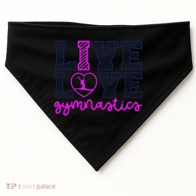 Live Love Gymnastics USA-Made Doggie Bandana