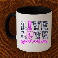 Live Love Gymnastics Coffee Mug thumb 2