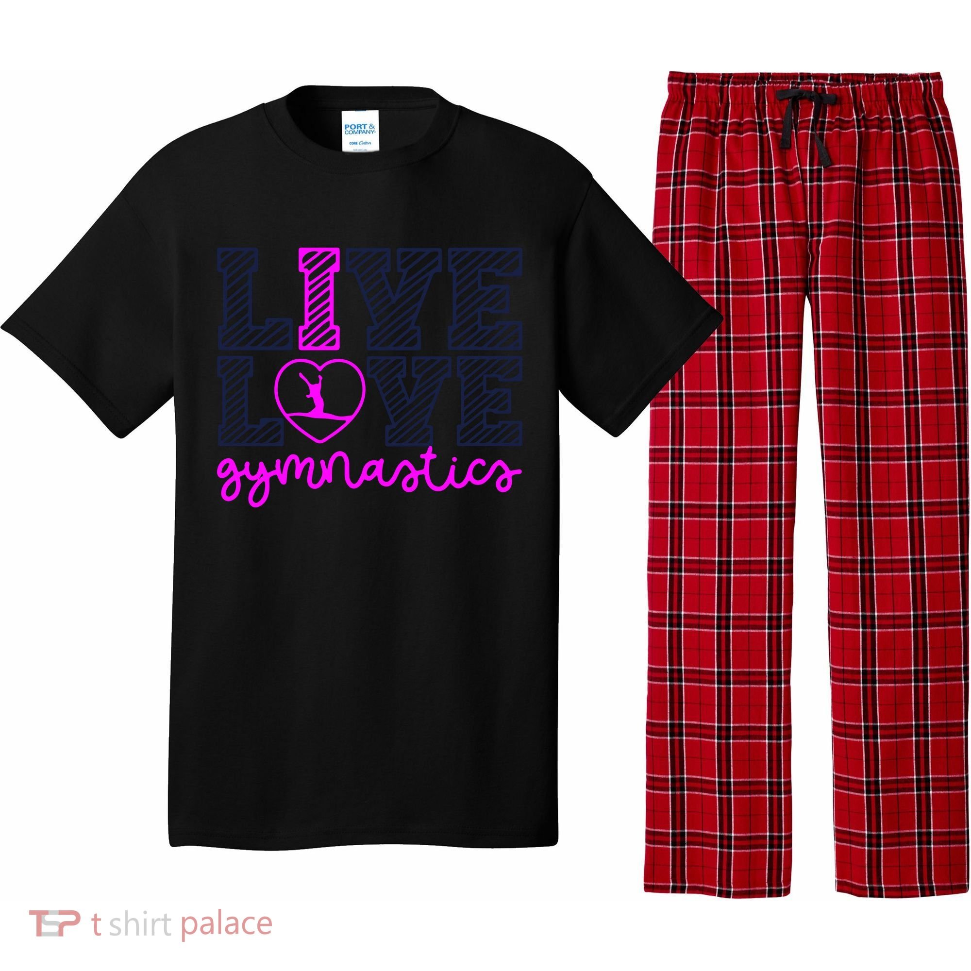 Live Love Gymnastics Pajama Set